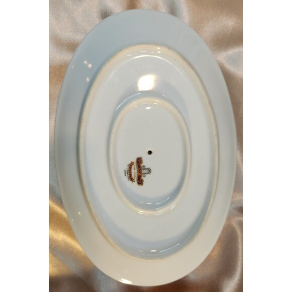 Vintage Harmony House Fine China, Japan, "Rosebud" Gravy Boat Attached Tray - Picture 11 of 11